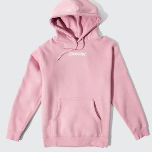 Glossier Original Pink Hoodie XL